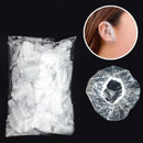 Waterproof Ear Protector Plastic Cover Caps 200pcs Disposable Bath Show XNS
