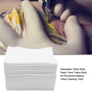 50pcs Disposable Tattoo Wipe Paper Towel Tissue Body Art Permanent Tatt TPF