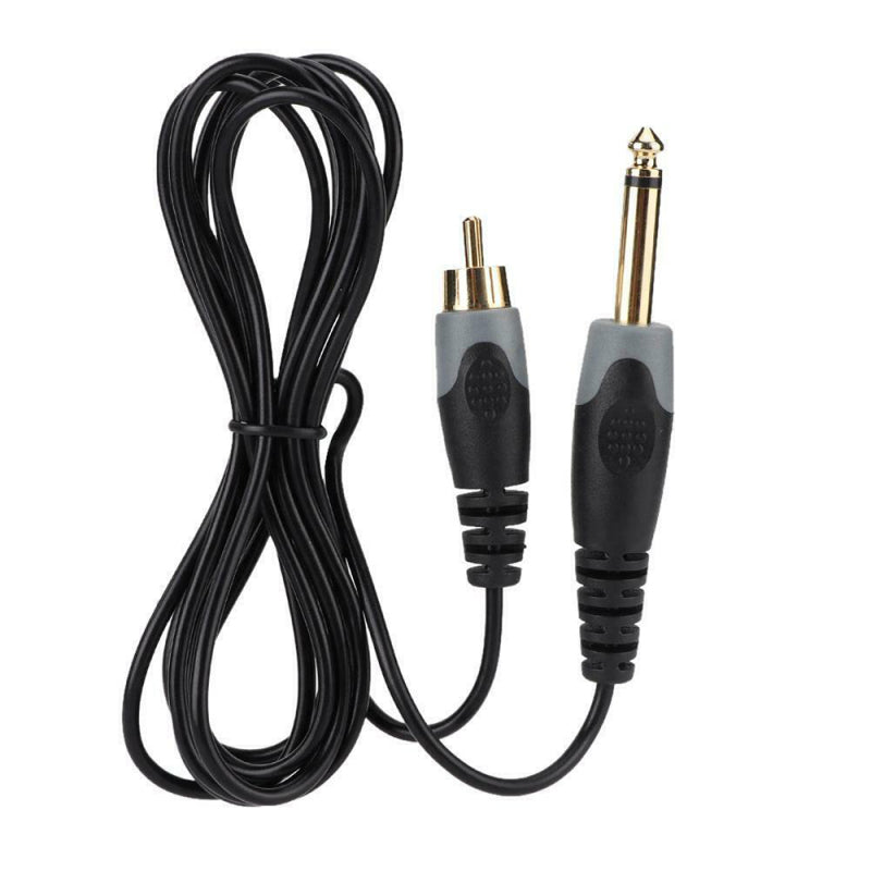 2.25 meters Tattoo Clip Hook Line with Curved Head RCA Plug for Tattoo M MYT