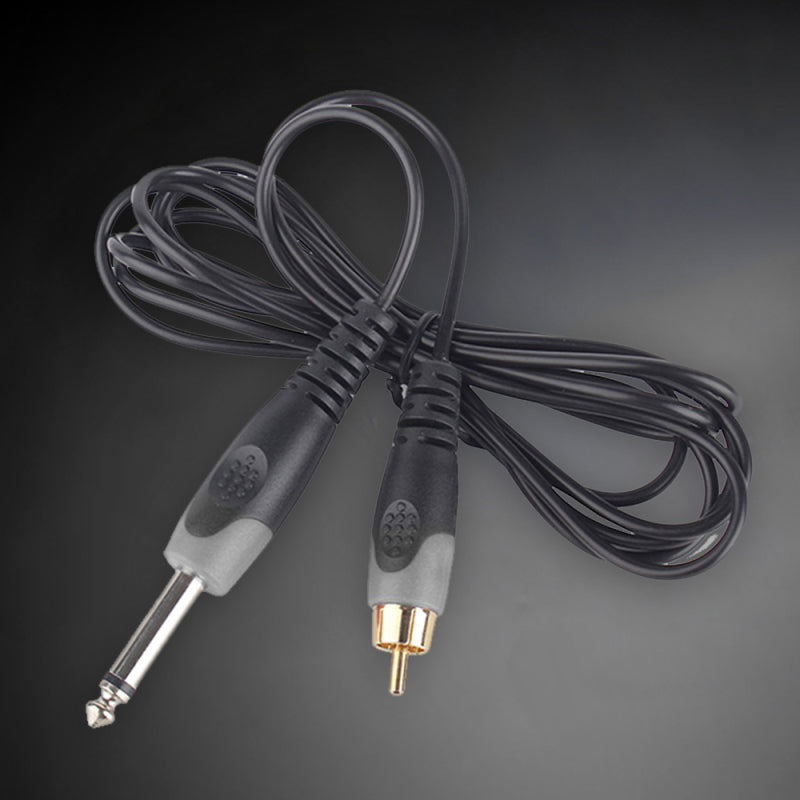 2.25 meters Tattoo Clip Hook Line with Curved Head RCA Plug for Tattoo M MYT