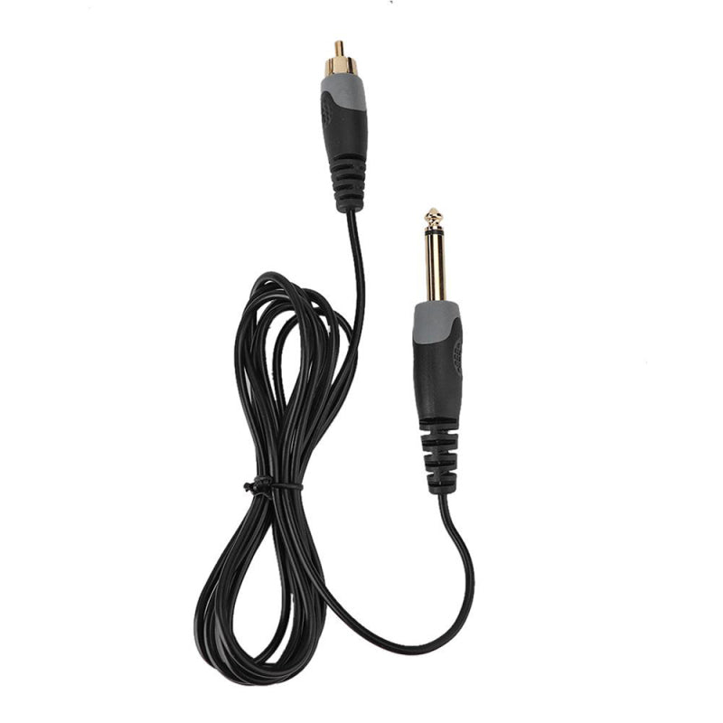 2.25 meters Tattoo Clip Hook Line with Curved Head RCA Plug for Tattoo M MYT