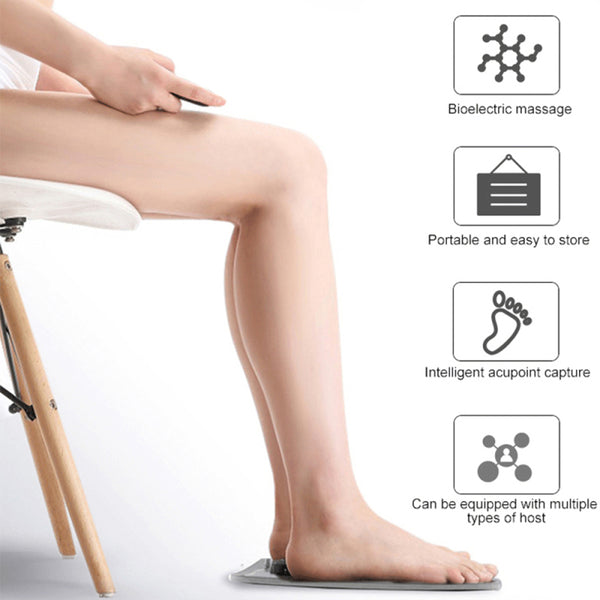 Electric EMS Foot Massager Physiotherapy Revitalizing Pedicure Muscle cvb
