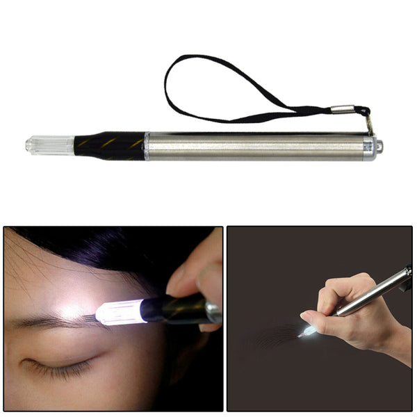LED Light Makeup Manual Tattoo Pen Microblading Permanent Eyebrow Tool ZMA