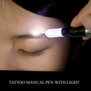 LED Light Makeup Manual Tattoo Pen Microblading Permanent Eyebrow Tool