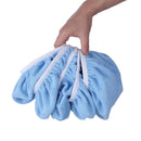 5PCS Blue Microfiber Soft Car Polishing Waxing Polisher Bonnet Buffing Pad LSX