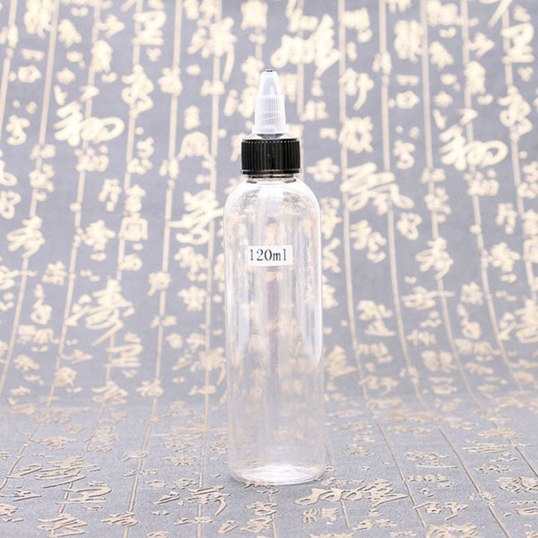 10PCS 120ml Twist Cap Empty Plastic Tattoo Ink Pigment Bottle Tattoo Supp QOU