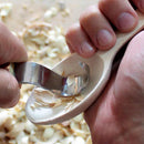2 Pack Wood Carving Spoon Blank Basswood Unfinished Wooden Craft Whittling Kit