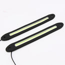 12V Flexible COB LED DRL Daytime Running Light Car Driving Lamp White Wate JFB