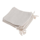 10PCS Linen Jute Drawstring Gifts Bags Sacks Party  Jewelry  Favors 8 * 10cm HFG