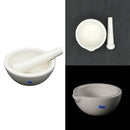 1 Set White Topping Actual Porcelain Mortar+Pestle Mixing Grinding Bowl DIY Tool