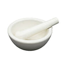 1 Set White Topping Actual Porcelain Mortar+Pestle Mixing Grinding Bowl DIY Tool