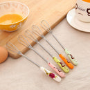 Mini Stainless Steel Whisk Egg Mixer Handheld Beater Handle Cake  Bakin CNI