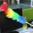 Plastic Feather Duster Colorful Useful Anti Static Car Home Window Long Cleaner
