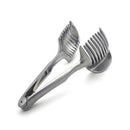 Stainless Steel Tomato Slicer Lemon Cutter Handheld Fruit Tongs Onion Slic EHZ