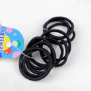 50Pcs Women Black Elastic Hair Ties Band Ropes Ring Ponytail Holders Accessories