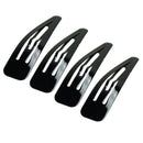 20Pcs Women Girls Kids Black Metal Hair Snap Clips Barrettes Accessorie LFJ