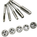 12x Adjustable Metric Tap Die Set Tapping Wrench Hand Threading Kit with C UWY