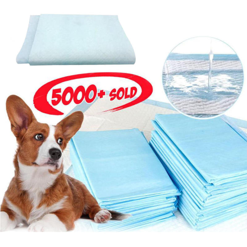 5pcs Puppy Pet Dog Cat Toilet Pee Training Pads Absorbent Diapers RUR