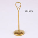 10pc 5cm 4-inch Catering Standard Table Number Holders Stands Stainless st VAR