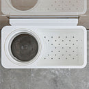 Wall Mounted Toilet Brush Holder Set Bathroom Cleaning Kit w/ Storage Rack nev