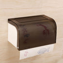 Wall Plastic Toilet Paper Holder Roll Tissue Box w/ Phone Holder Sucker XCD