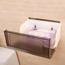 Wall Mounted Bathroom Plastic Toilet Paper Holder Roll Tissue Box Practical YM