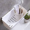 Holder Wall Mounted Kitchen Caster Storage Shelf Kitchen Sucker Rack Bathroom YM