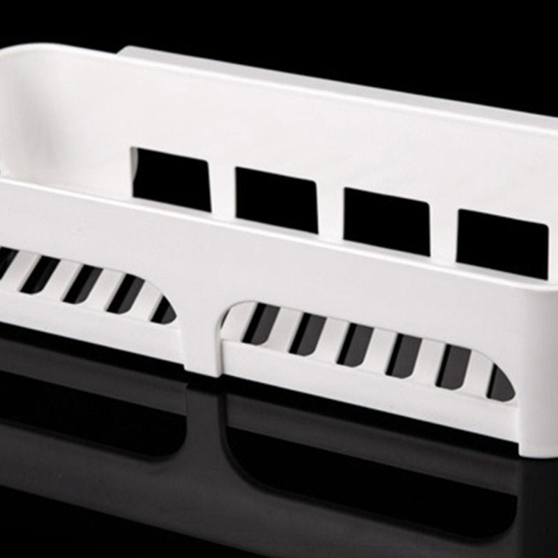 Bathroom Shelf With Suction Rack Shower Wall Organizer Storage Kitchen Rack YM