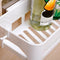 Bathroom Shelf With Suction Rack Shower Wall Organizer Storage Kitchen Rack YM