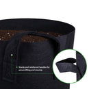 4 Pcs T4U 5-Gallon Grow Bags Woven Fabric Planting Bags With Sturdy Handl DZB