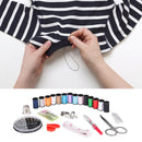 68*Home Travel Thread Threader Needle Tape Measure Scissor Sewing Kit Emerge sdg
