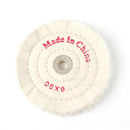 6 inch Cloth Buffing Polishing Wheel 1/2in Arbor Buffer Polish Grinder White j