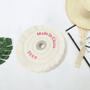 6 inch Cloth Buffing Polishing Wheel 1/2in Arbor Buffer Polish Grinder White j