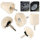 5 x Buffing Pad Polishing Mop Car Wheel Buffer Polisher Kit Drill Attachme LOZ