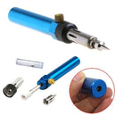 Gas Blow Torch Soldering Iron Gun Refillable Butane Welding Pen Tool UKQ