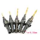 6PCS HSS Countersink Drill Bit Set Screw Woodworking Chamfer Set Tool