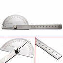 Stainless Steel 180 degree Protractor Angle Finder Arm Rotary Measuring EZL
