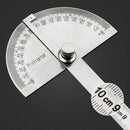Stainless Steel 180 degree Protractor Angle Finder Arm Rotary Measuring EZL