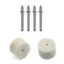88Pcs Felt Polishing Pad Buff Clean Wheels Point Mandrel Buff Rotary Pack ZZZ