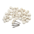 88Pcs Felt Polishing Pad Buff Clean Wheels Point Mandrel Buff Rotary Pack ZZZ