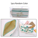 Function School Pencil Case & Bags Large Capacity Canvas Bag Pen Zipper KMM