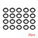 20pcs Flat Rubber Seals Garden Hose Washers Pipe Water Tap Sprayer Connect