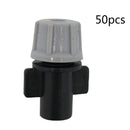50 x Plastic Mist Misting Nozzle Sprinkler for Plant Flower Cooling System XMK