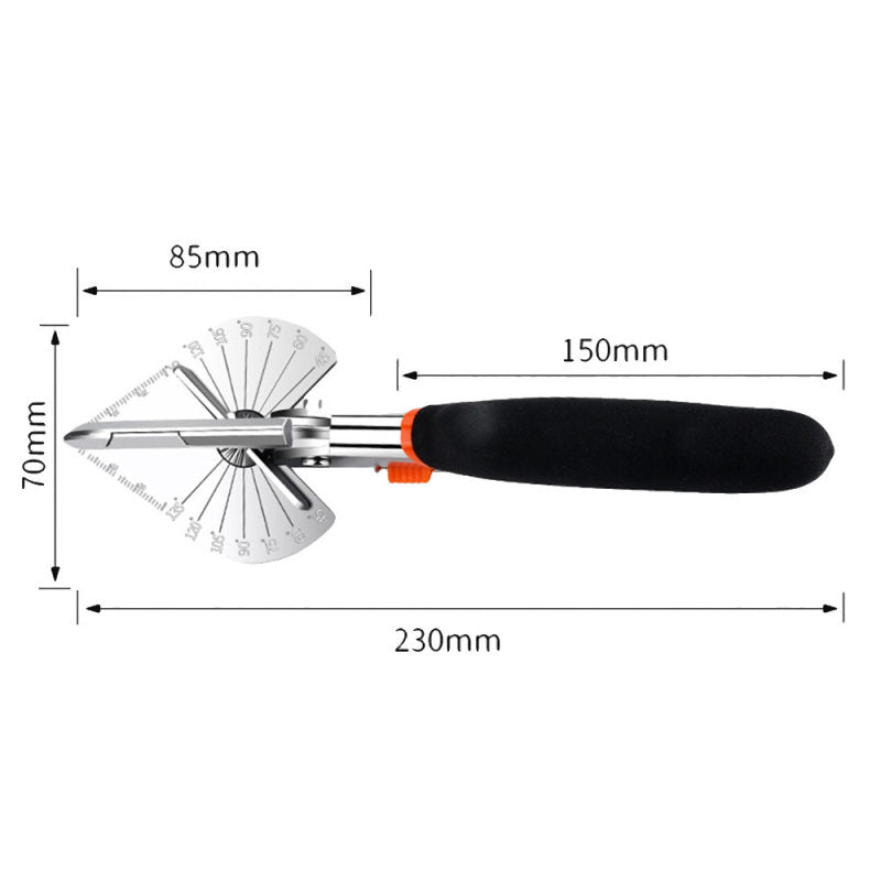 Trunking Scissors 45-135 Deg Multi Angle Mitre Electric Automatic Pvc z TGT