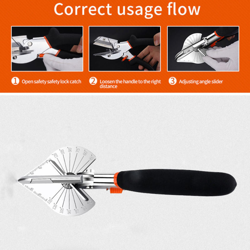 Trunking Scissors 45-135 Deg Multi Angle Mitre Electric Automatic Pvc z TGT