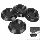 8pcs Black Vertical Piano Caster Cups Protector Rubber Pad Anti-Shock  LLD ZCD