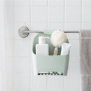 Stackable Bathroom Storage Box Drainable Punch-Free Toilet Rack Storage Box