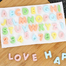 Silicone Alphabet Letter Number Mold Cake Decorating Chocolate Bake Mould ZZD