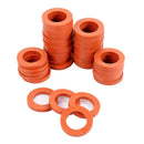 Lot orange 40 Pcs Outdoor Garden Hose Washer Gasket Combo Pack Red Heavy Washer