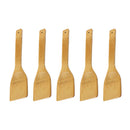 5pcs Wooden Bamboo Utensils Spatula Spoon Shovel Cooking Healthy Kitchen HBH